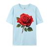 Unisex Clothing Red Rose Tees Birthday Camisa Unisex Retro Funny Camisa Unisexs TShirts Funny Tops Tees Top Quality