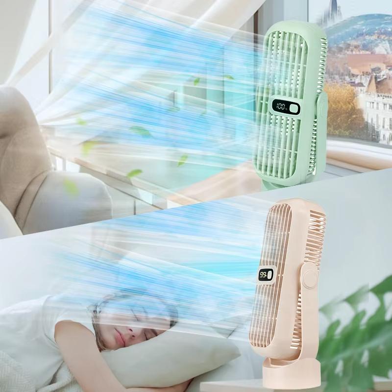 2025 NEW Portable air conditioning fan, desktop fan large battery long endurance, 5-speed 720 ° S air-cooled fan