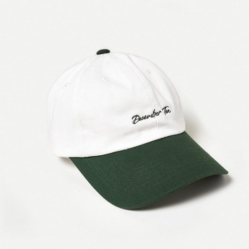 December Ten Basic Cap (Green/White)