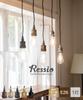 Ampoule Ressio Ratio Pendant Light, 1 Light, E26 Bulb Sold Separately, Antique Gold, Retro Vintage Cafe Style, 1 Piece