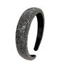 Chaebol Heiress Diamond Suede Headband: Trendy, Retro Luxury Style