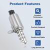 2 PCS OCV Oil Control Variable Valve Timing (VVT) Solenoid Replacement for 11368610388 11367587760 Compatible with Mini Cooper S Clubman R55 R56 R57