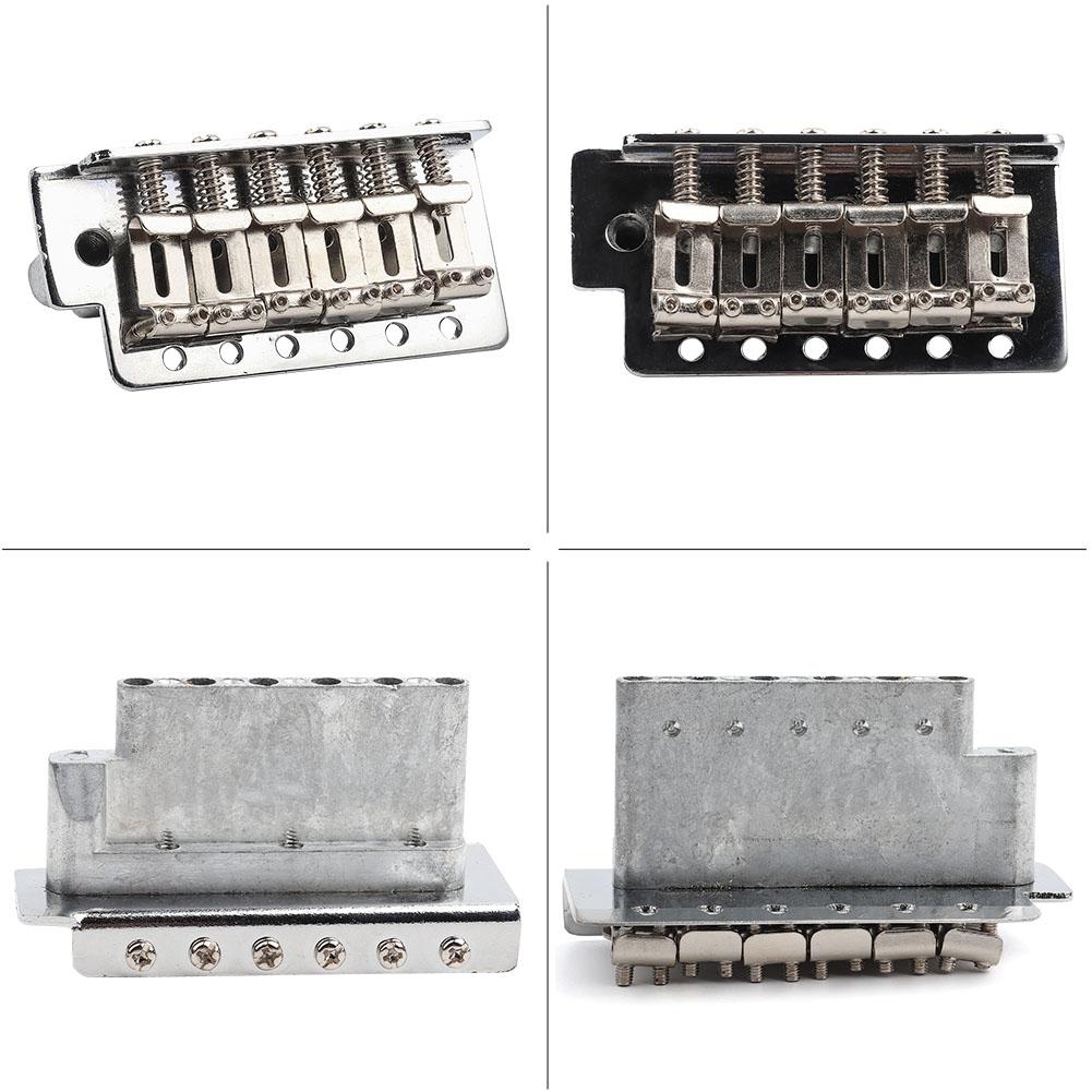 Zinc Alloy 6 Strings Electric Guitar Tremolo Bridge with Bar Repair Parts for Guitars