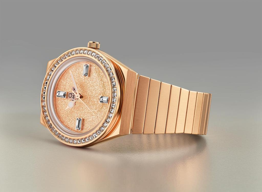 QTIMEX Water Resistant for Daily Mineral Pink Gold Unisex [TIMEX] Watch, Quartz, Use, Glass, Dial, TW2W10700, [Authentic]
