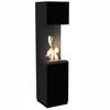 Portal Bioethanol Fireplace SIERRA TÜV Black Set