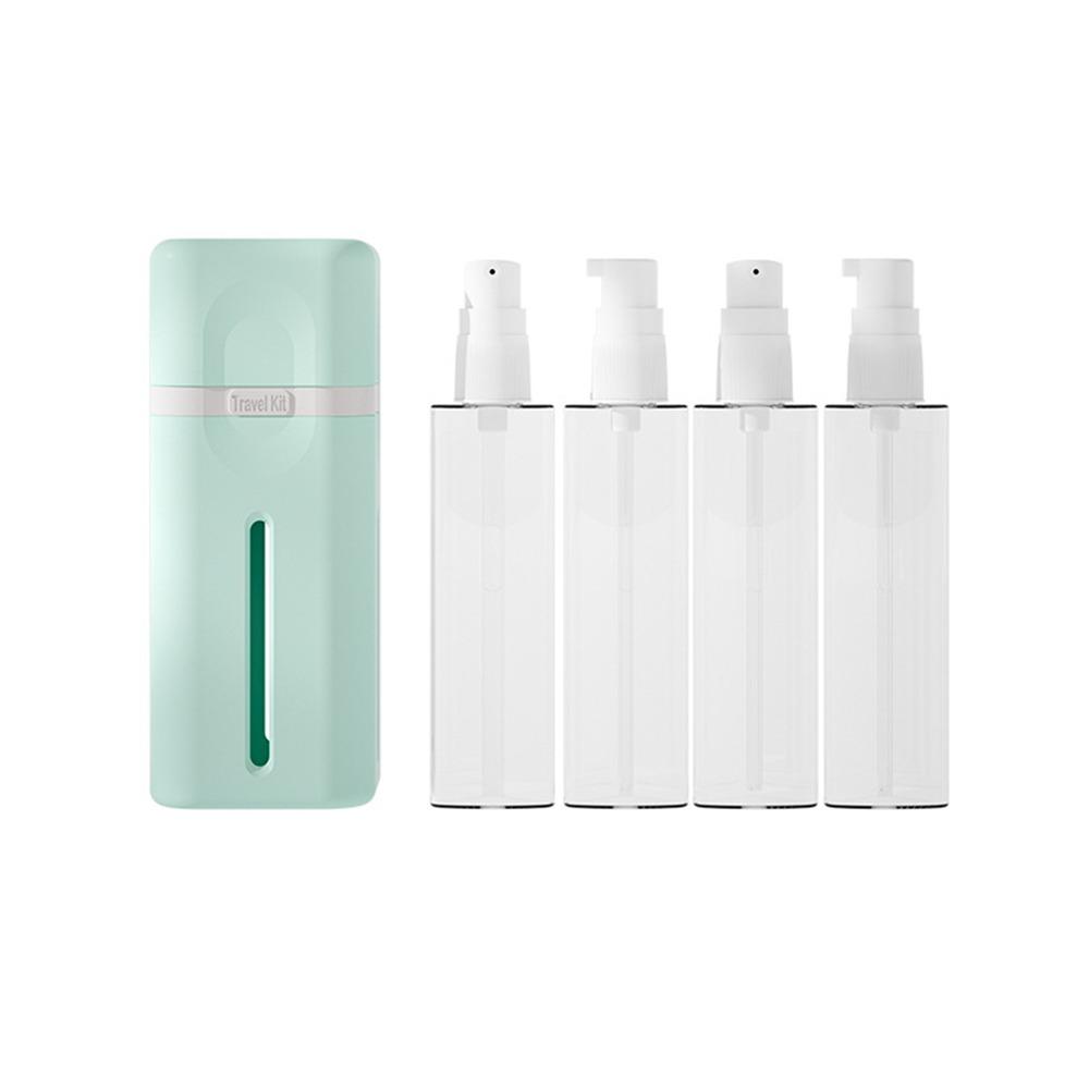 Reusable Travel Refillable Bottles 4 In 1 Travel Dispenser Bottle  For Travel синий