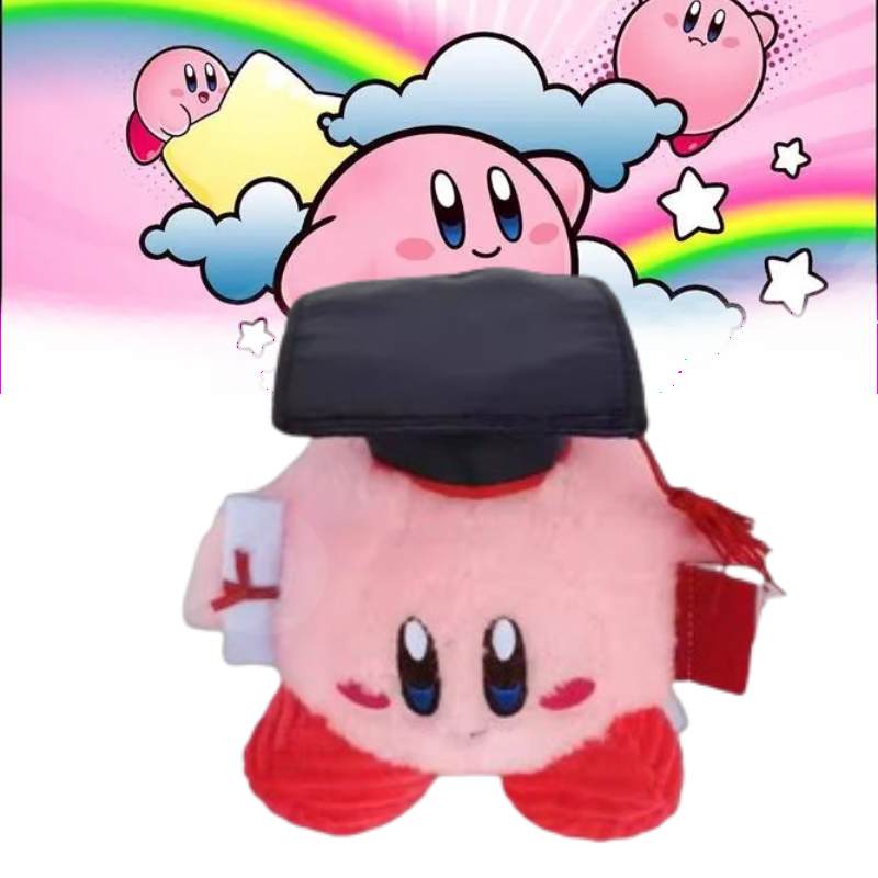 Toys Kirby Plush Dolls Cartoon Characters Cute Design Pp Cotton Graduation Gifts