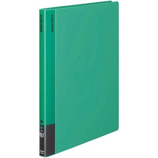 

KOKUYO Clear Book Fixed Type A4 Vertical 20P Green 10 Books x 10 La-560G