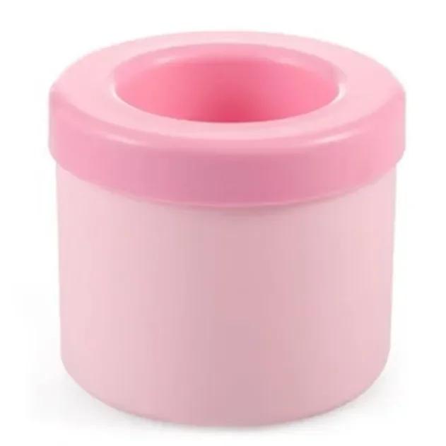 Freeze Cup Portable Summer Cooling Cup Silicone Mold Quick Freeze Chilling Cup Home Party Picnic Drinks Beverage Ice Cup Mold розовый