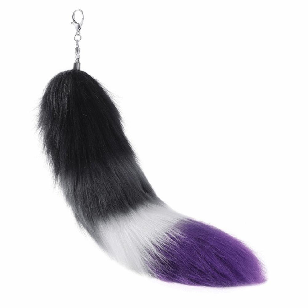 Pompoms Animal Tail Keychain Bags Charm Fur Pendant Keyring Fashion Plush Tail Keychain Bag Decor