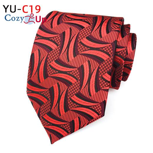 3.15" Fashion Striped PaisleyTie Men Flower Necktie for Wedding