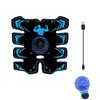 EMS abdominal muscle trainer 8-mode 19 intensity ABS three in one trainer home exercise lazy fitness equipment set