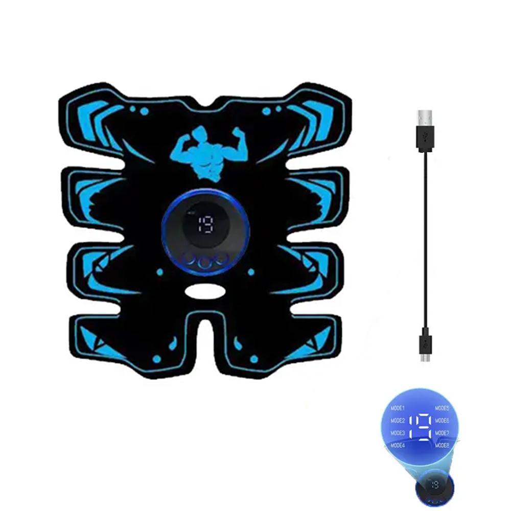 EMS abdominal muscle trainer 8-mode 19 intensity ABS three in one trainer home exercise lazy fitness equipment set