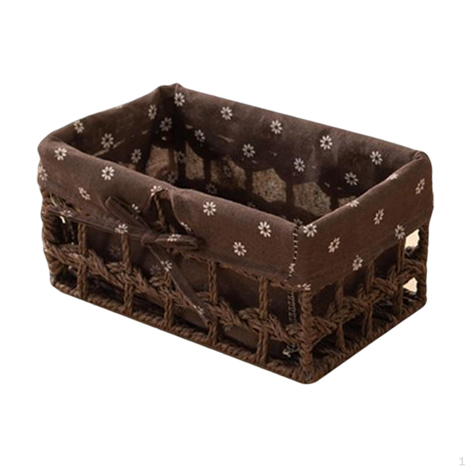 Прямоугольный настольный органайзер для хранения мелочей для спальни Coffee medium