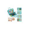 Busy Board for Toddlers, 8 In 1 Busy Book for 1 2 3 4+ Year Olds Boys Girls, Montessori Fuzzy Felt Sensory Toys for Babies, Preschool Educational