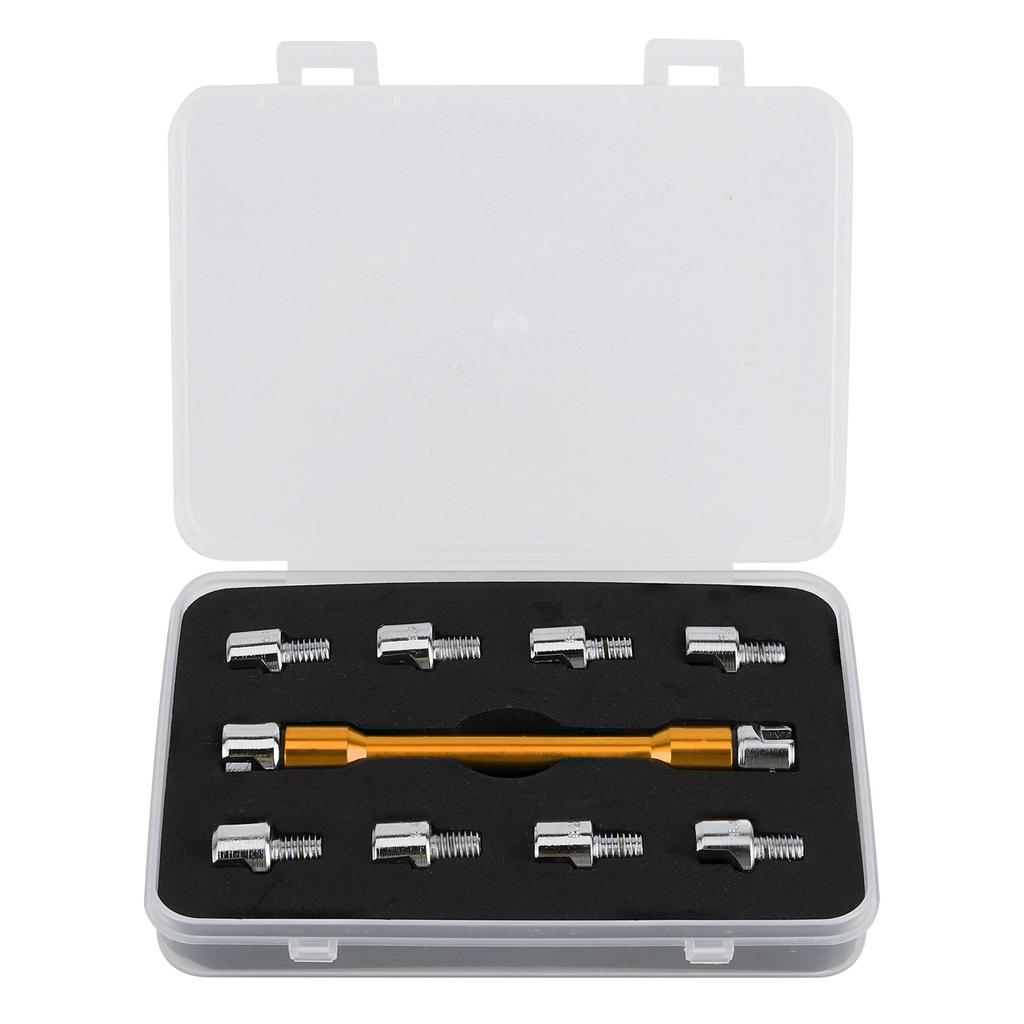 Motorsykkel Eikenøkkel CNC Fastnøkkelsett 5.0?6.8 Lengde 93mm3.7in for De fleste motorsyklerGull