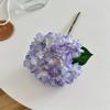 Large Hydrangea Artificial Flowers Full Bloom Faux Silk Hydrangeas with Stem for Home Wedding Party Decor Table