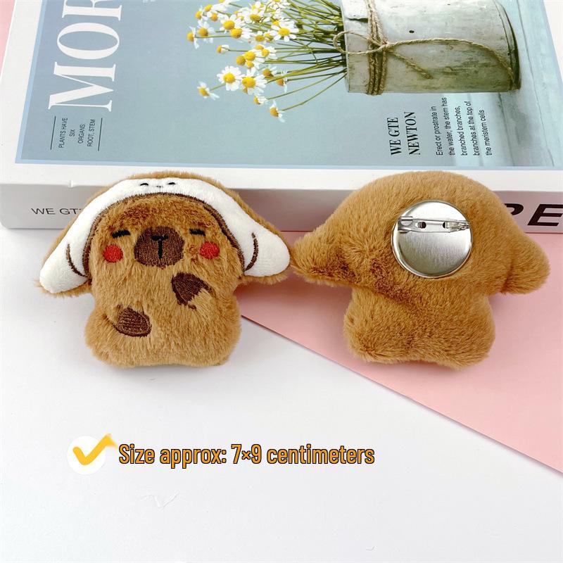 Capybara Charm Pendant: Cute Sanrio Headgear & Children's Accessories