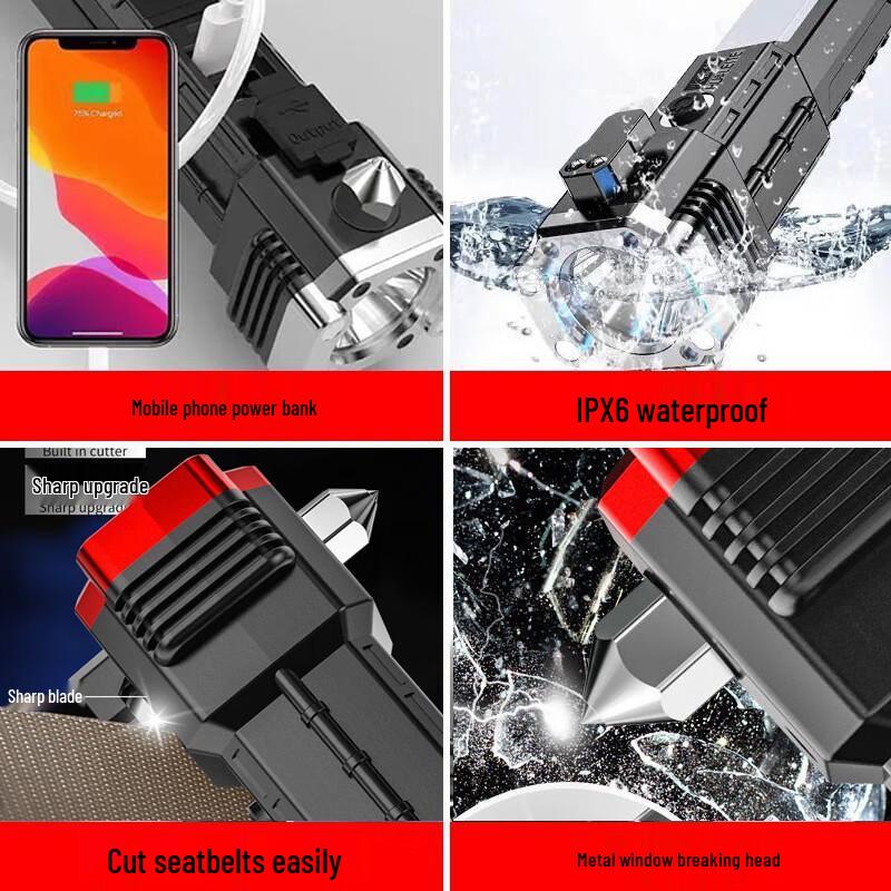 Taichuang Multi-function Emergency Flashlight