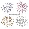 50PCS Nail Art Rhinestones Clear Crystal Rhinestones Nail Charms Round Nail Art Decals Decorations for Nail Salon Design