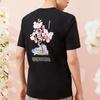 Li-Ning Sakura Series Logo Print Round Neck Short Sleeve T-Shirt Men Tops Black AHSR630-3