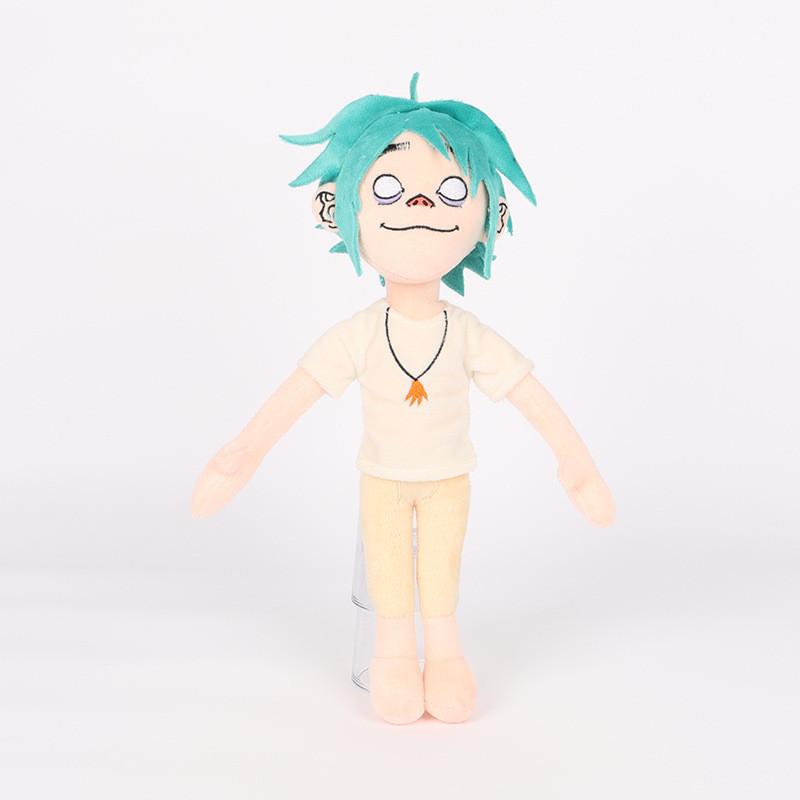 

Gorillaz Noodle Plush Toy With Short Plush Material For Collectors And Fans зелений