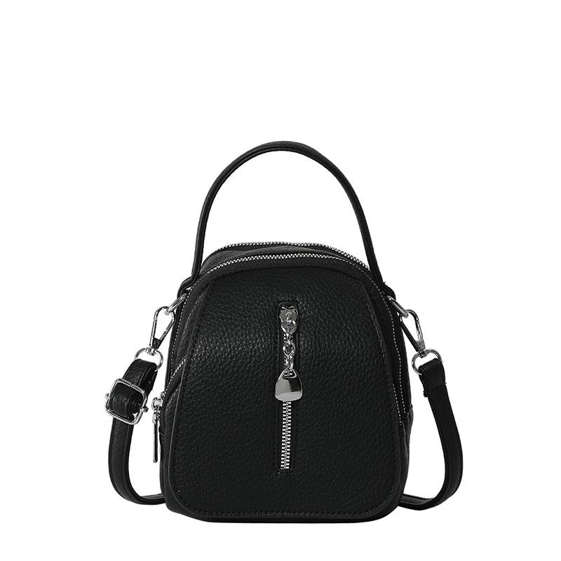 New Fashionable Solid Color Small Bag Women's Simple Shoulder Women's Bag Commuter Casual Messenger Handbag
