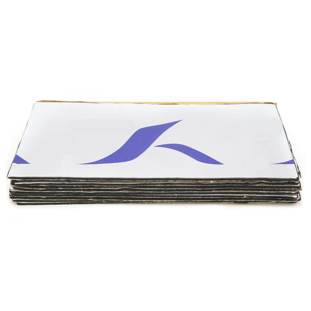 10pcs Heat Sound Insulation Foam Shock Stop Plate 2mm Thickness 200x115mm Universal