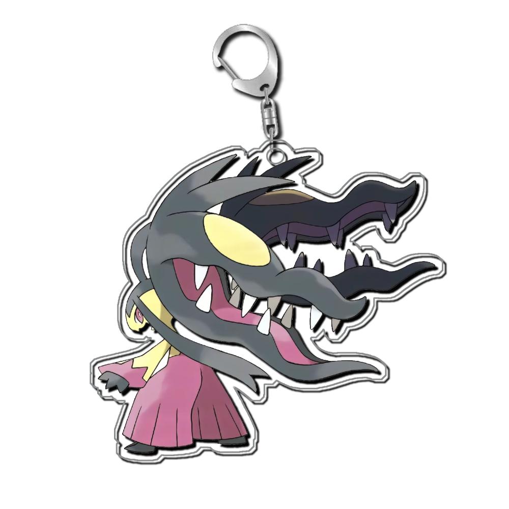Keychain For Pokemon Charizard Houndoom Mewtwo Gyarados Latias Blaziken Anime Game Collection Anime Peripheral DIY Toy Gift