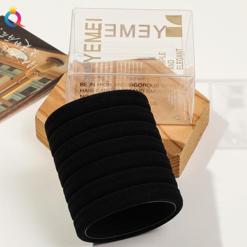 10pcs Thickened Hair Band  Coffee-colored Hair Tie  Cream-tied Ponytail Rubber Band  Simple and Elegant for WomenElasticity Durable  High-end Feel