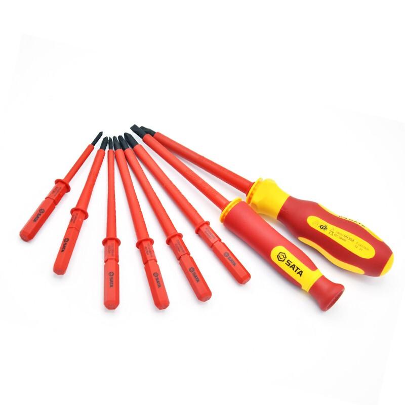 SATA VDE 1000V Insulated Screwdriver Set