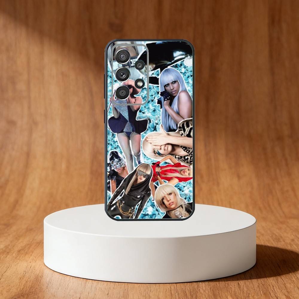 Singer lady gaga Phone Case For Samsung S25,S24,S21,S22,S23,S30,Ultra,S20,Plus,Fe,Note,10,9,5G Black Cover