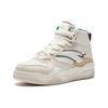 Anta Wave Shoe Comfortable Non slip Lightweight Mid top Skateboard Shoes Women's Ecru 922348088-1