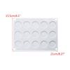 15 Cavity Wax Mold Seal Silicone Mat Pad for Wax Seal Stamp Wax Making Mould Removable for DIY Craft Adhesive Waxing