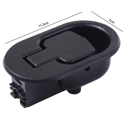Accesoriu Mobilier Pârghie de Eliberare Canapea Neagră Mâner Universal Plastic pentru Fotoliu cu Reclinare Cataramă Ovală Mâner de Tragere Manuală Scaun
