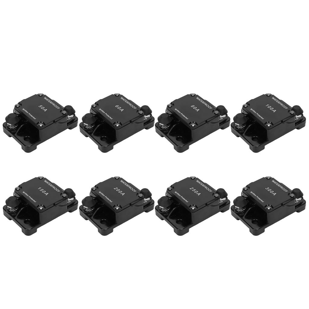 HT-608 Circuit Breaker Waterproof Automatic Switch Auto Reset Fuse Holder Fuse Inverter Overload Protection DC12-24V 60A HT-608 Circuit Breaker Waterproof Automatic Switch Auto Reset Fuse Holder Fuse Inverter Overload Protection DC12-24V 60A