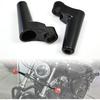 Front Turn Signal Mounts Relocation Kit for Sportsters (2PCS) | Black Turn Signal Indicator Relocation for Harley Dyna FXR Accessories, with Mount