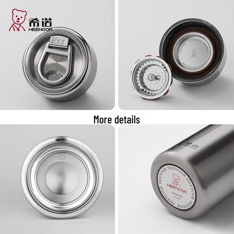 Heenoor 610ml Portable Stainless Steel Thermos Mug