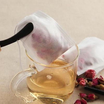 100 Stück/Los Teebeutel Leere Teebeutel mit Schnur Heißversiegeltes Filterpapier für Kräuter Losen Tee