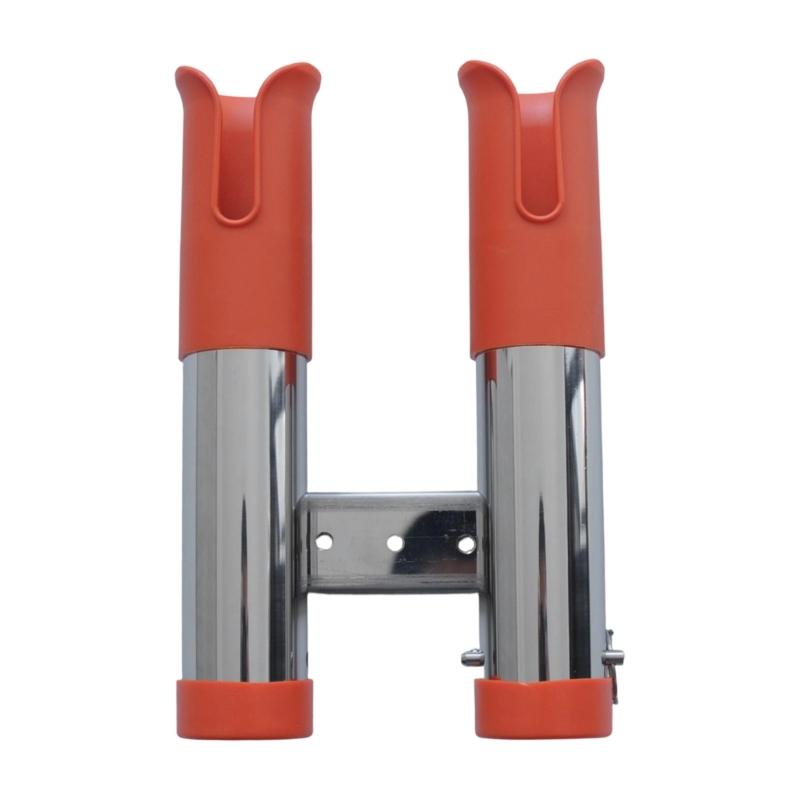 Rail Clamp On Fishing Rod Holder Fishing Rod Stabilizer Stainless Steel Mounting System For Boating