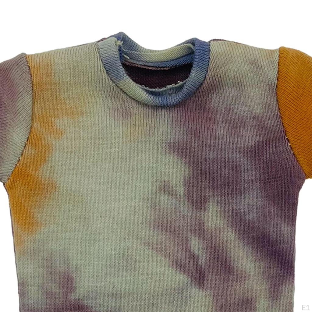 1/6 Female Action Figures T -shirt -costume Decoration Comfortable, Portable, Miniature Clothing,