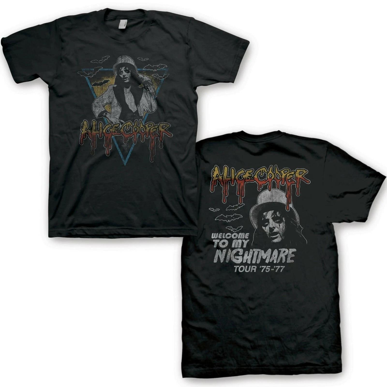 ALICE COOPER cd lgo TRIANGLE BATS Official SHIRT 2XL New welcome to my nightmare S