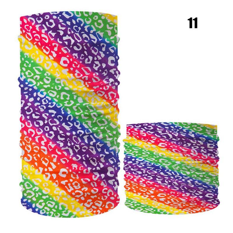 Cycling Mask Outdoor Sports Magic Head Scarf Printing Headband Bike Wrist Band Bandana for Windproof Sunscreen Bike Masks