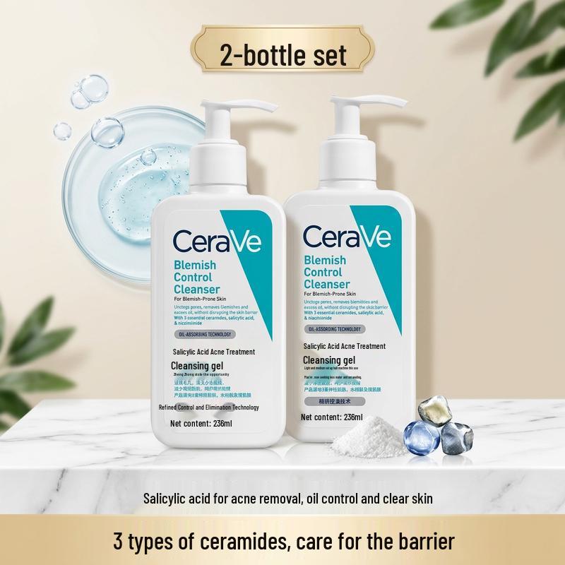 CeraVe Очищающее средство для контроля акне с салициловой кислотой