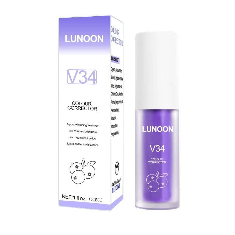Hismiles Purple Toothpaste V34 Colour Corrector Serum For Fresh Breath And Stain Removal