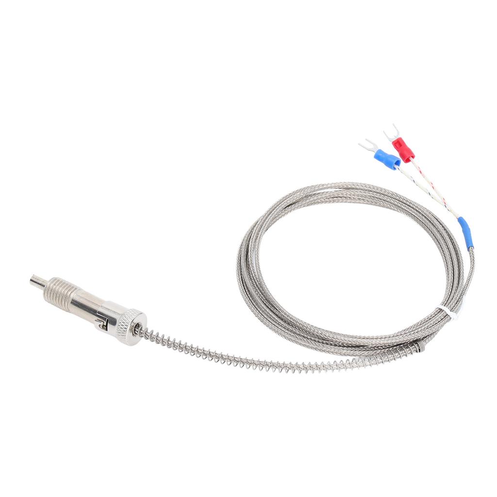 Thermocouple 0‑400 celsius K Type Temperature Sensor Probe Compression Spring M12 Thread 2m 6.56ft