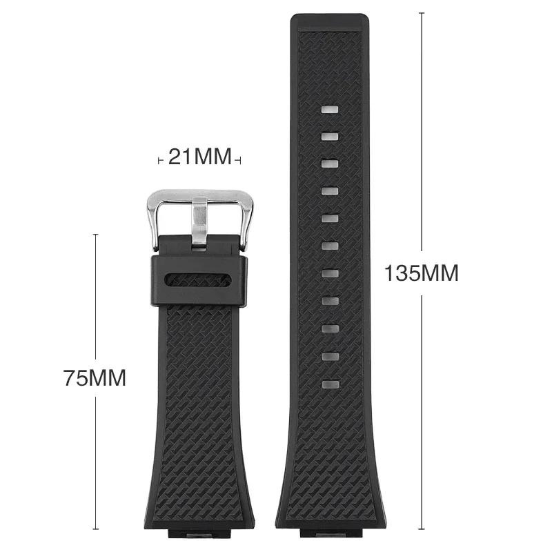 2025 Strap for Casio GSHOCK GM110 GA100/110/120 400 GA-700 800 GD-100 GAL-100 GW-8900 Replace Silicone Rubber Watch Band Bracelet