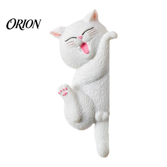 Unique Home Interior Accents 3D Cat Light Switch Sticker, Decorative Resin Wall Plate Cover, Cute Animal Double Socket Guard Stickers, Peel And Stick