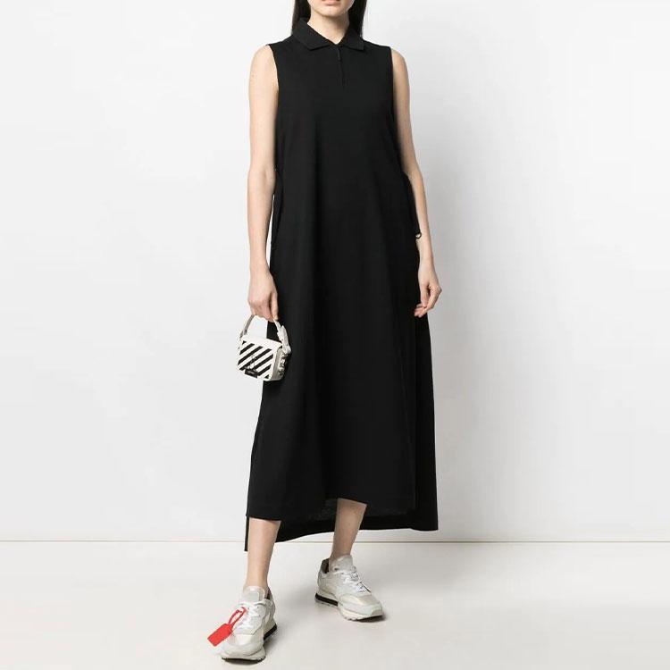 Y-3 SS21 Polo Neck Sleeveless Dress Women Dresses Black GV4354