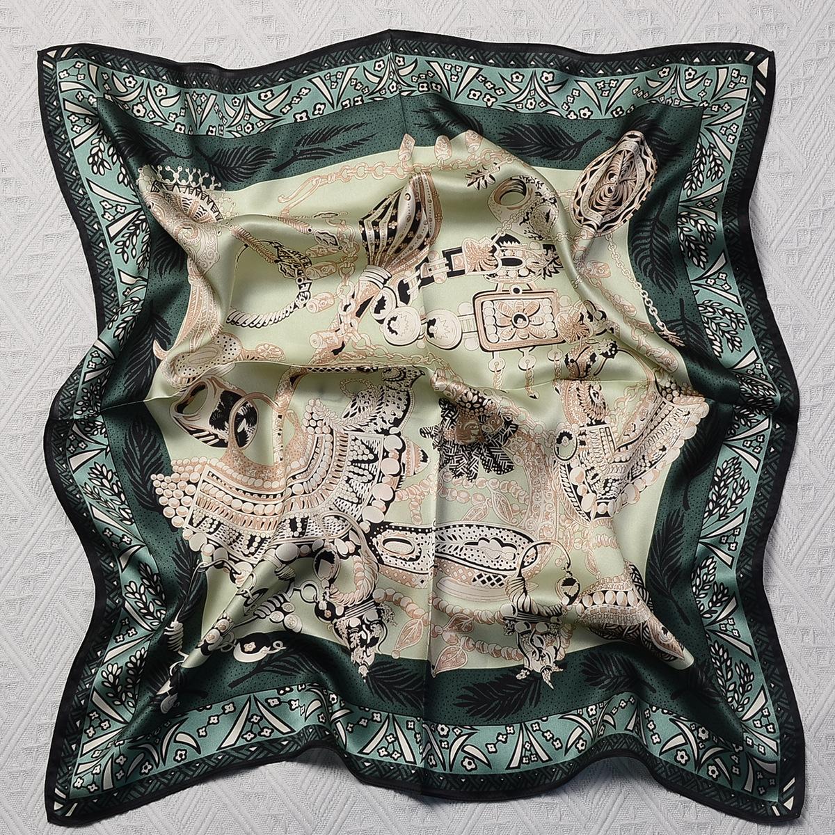 Summer 70cm Chinese square scarf mulberry silk silk scarf temperament headscarf women s fashion versatile silk scarf silk scarf scarf scarf 68*68cm